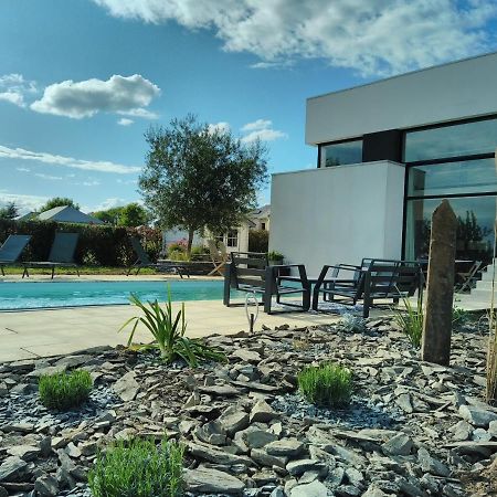 Maison/Villa avec piscine privée Gîte Brain d'eau La Chapelle-de-Brain Esterno foto